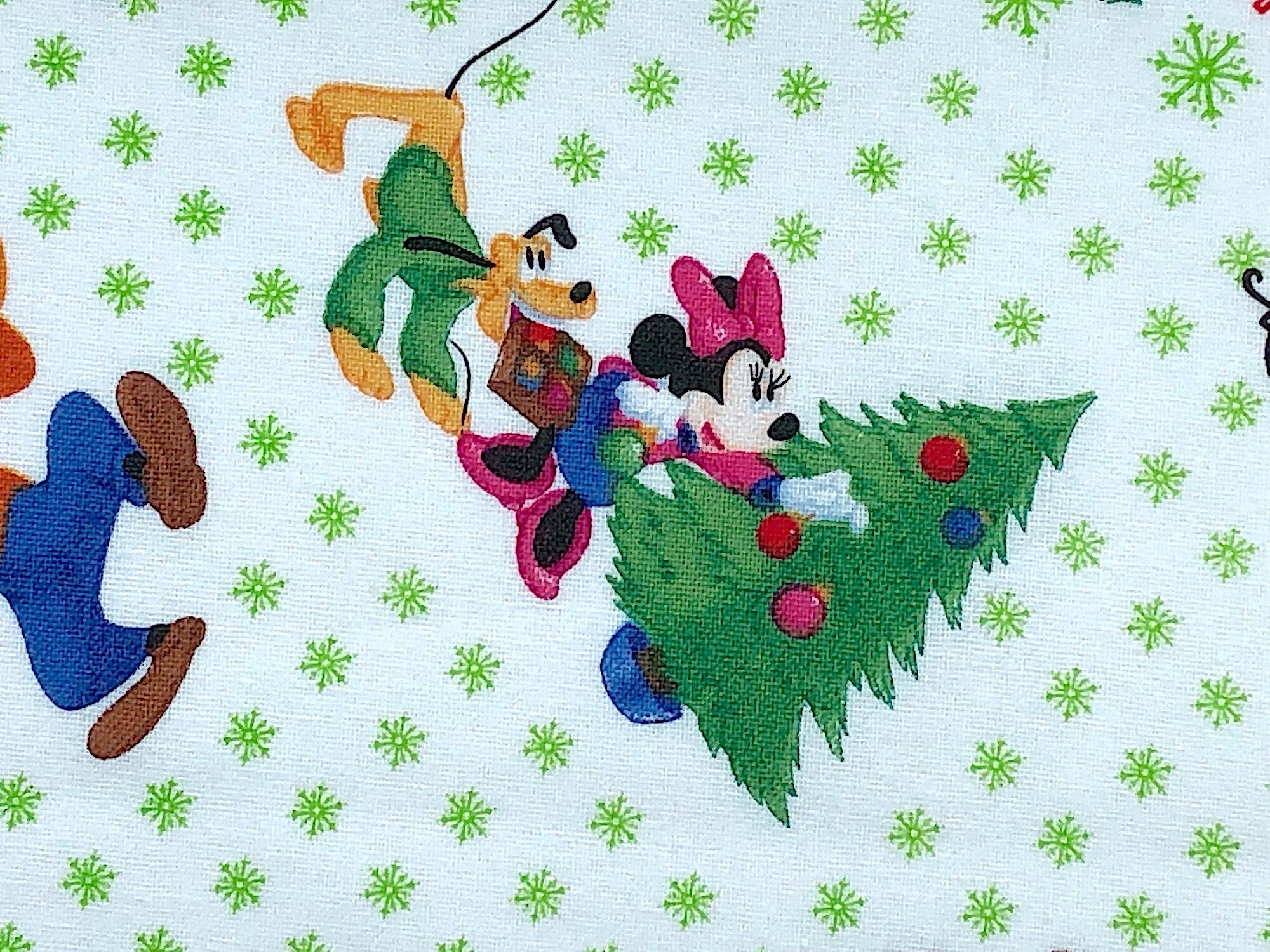Close up of Minnie mouse decorating a tree.