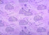 Lavender fabric covered with clouds, moons and stars and the words Dream Big Little One