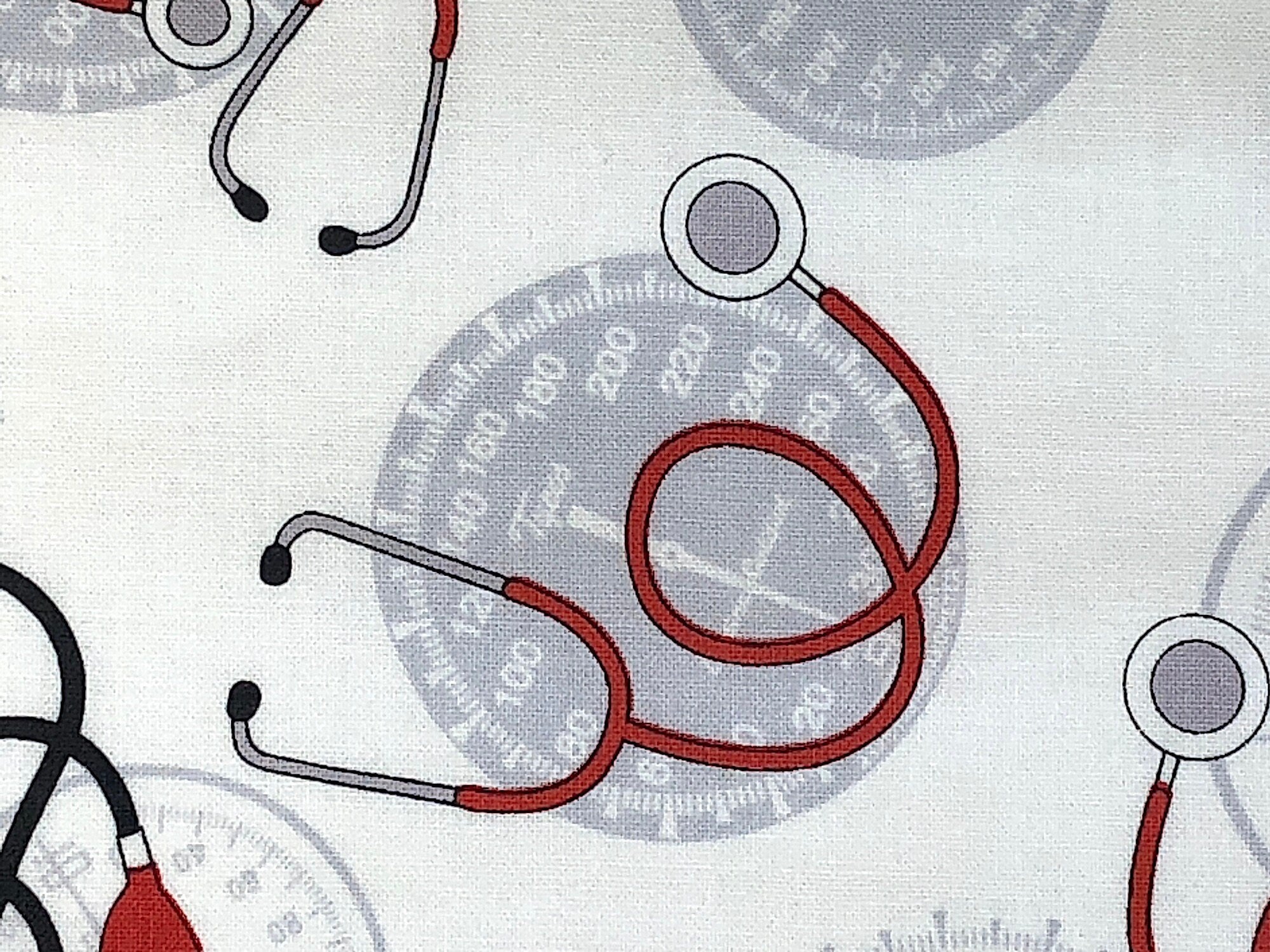 Close up of stethoscope.