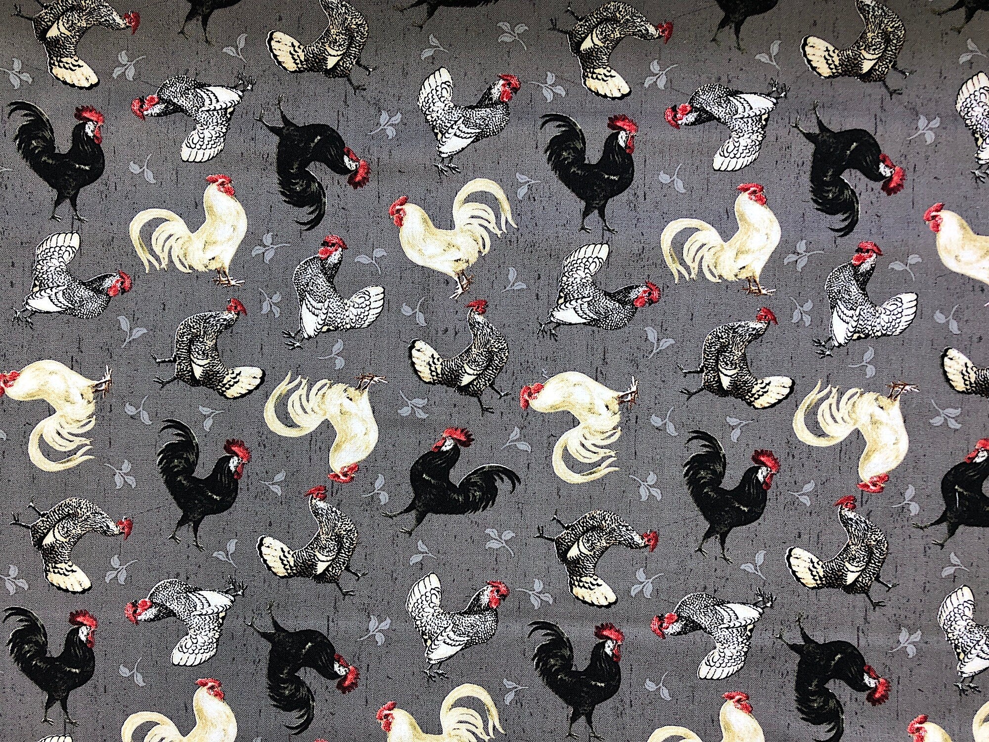 Free Range Fresh - Chicken Fabric - Farm Animal Fabric - Cotton Fabric - Quilting Fabric - Wilmington Prints - FARM-15