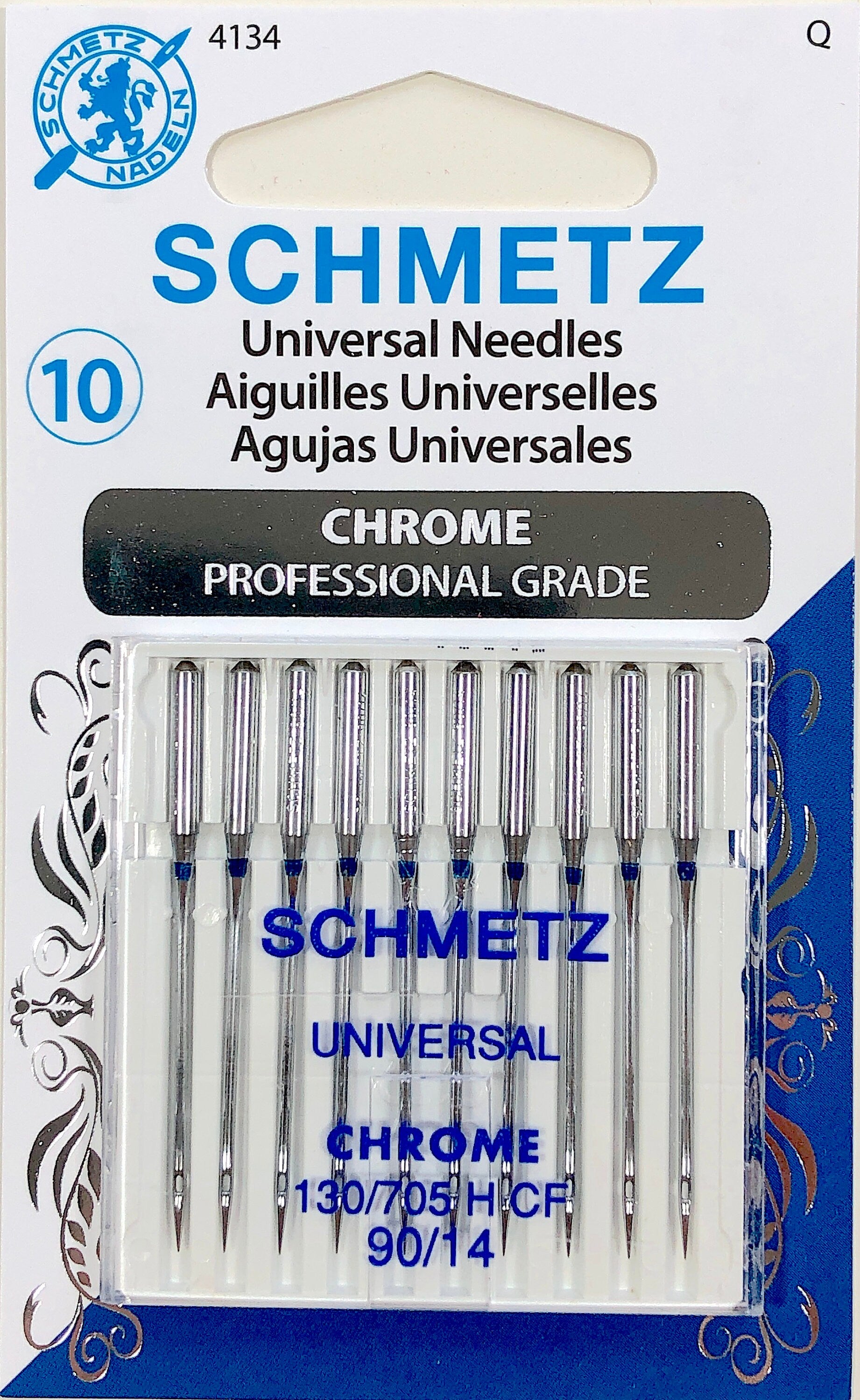 Schmetz Universal Chrome Professional Grade Sewing Machine Needles - 90/14