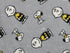 This light grey fabric is covered with Snoopy, Charlie Brown and Woodstock. Snoopy is hugging his Buddy Woodstock and Charlie Brown is looking dapper in his yellow shirt and black shorts.
