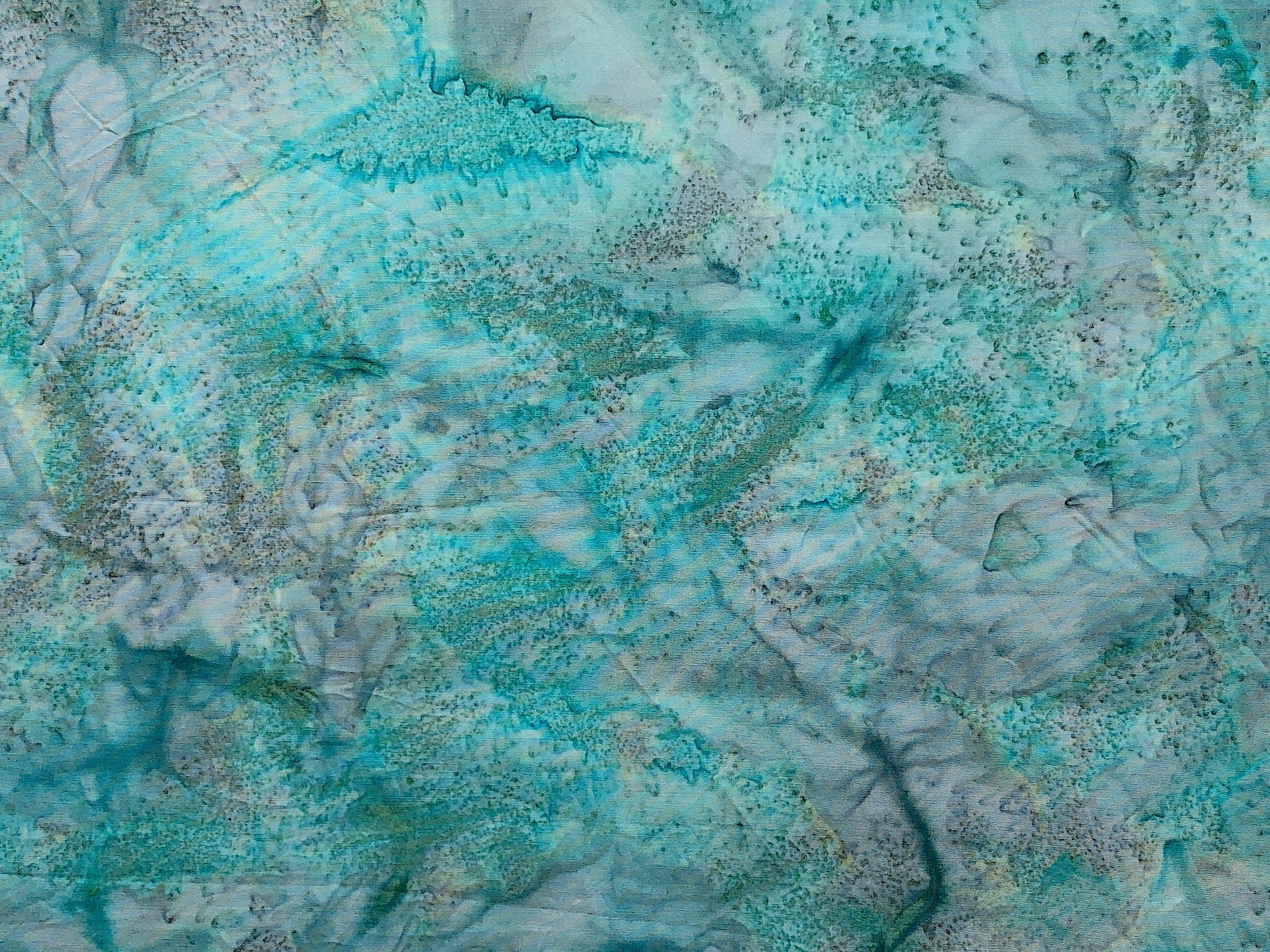Close up of batik fabric.