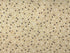 Brown and Cream colored Paw Prints cover this beige fabric