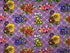 This fabric is called Floral Sundial and is covered with lilies, sunflowers, sun drops, butterflies, hummingbirds and more. This fabric is part of the Old Farmers Almanac collection by Print Concepts.
