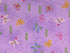 Butterflies on lavender fabric
