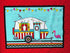 You will find either a motorhome, travel trailer, 5th wheel or camper in each of the panels on this fabric. Each square is about 14"x10". You will receive 1 panel (6 squares) which is approximately 35 inches wide. This fabric is part of the Roaming Holiday Collection by Pam Bocko.