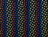 This fabric is called Neon Cat Paw prints. This black fabric is covered with red, orange, yellow, green, blue and purple paw prints.