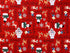 This is a Christmas Fabric that has Snowmen, Rudolph, Bumble ( Abominable Snowman), Hermy (a disgruntled Elf), Clarice (Rudolph's Love Interest).