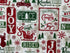 Close up of good tidings of comfort and joy, sleigh & sled and more