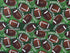 This green cotton fabric is covered with footballs and the word FOOTBALL. This fabric is part of the Sports Story collection by David Textiles.