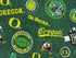 Oregon Duck Fabric - University Of Oregon - Cotton Fabric - Sports Fan Fabric - SPORT-33