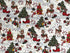 This Christmas fabric is part of the Winter Joy collection by Hannah West. Snowmen, reindeer, trees, birds, hearts, snowflakes and presents cover this fabric