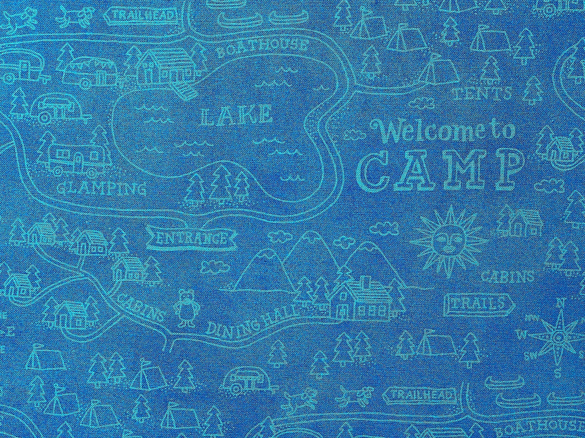 Camp Fabric - Wanderlust - Cotton Fabric - Quilting Fabric - CAMP-51