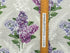 Ruler on fabric to show lilac height.