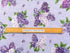 Ruler on fabric to show size.